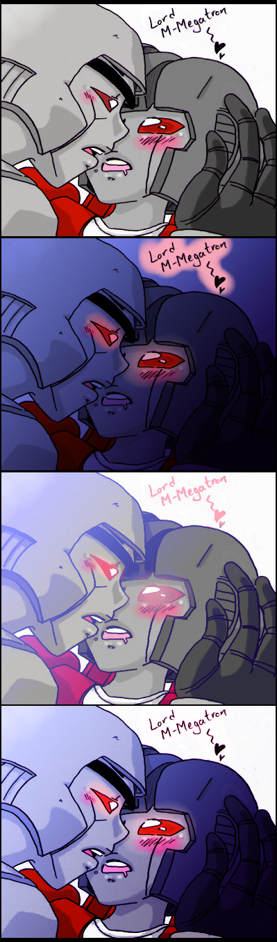 TF - Megatron x Starscream passionate kissx4