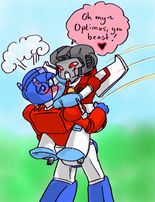 TF - Optimus Prime x Starscream if I were leader..