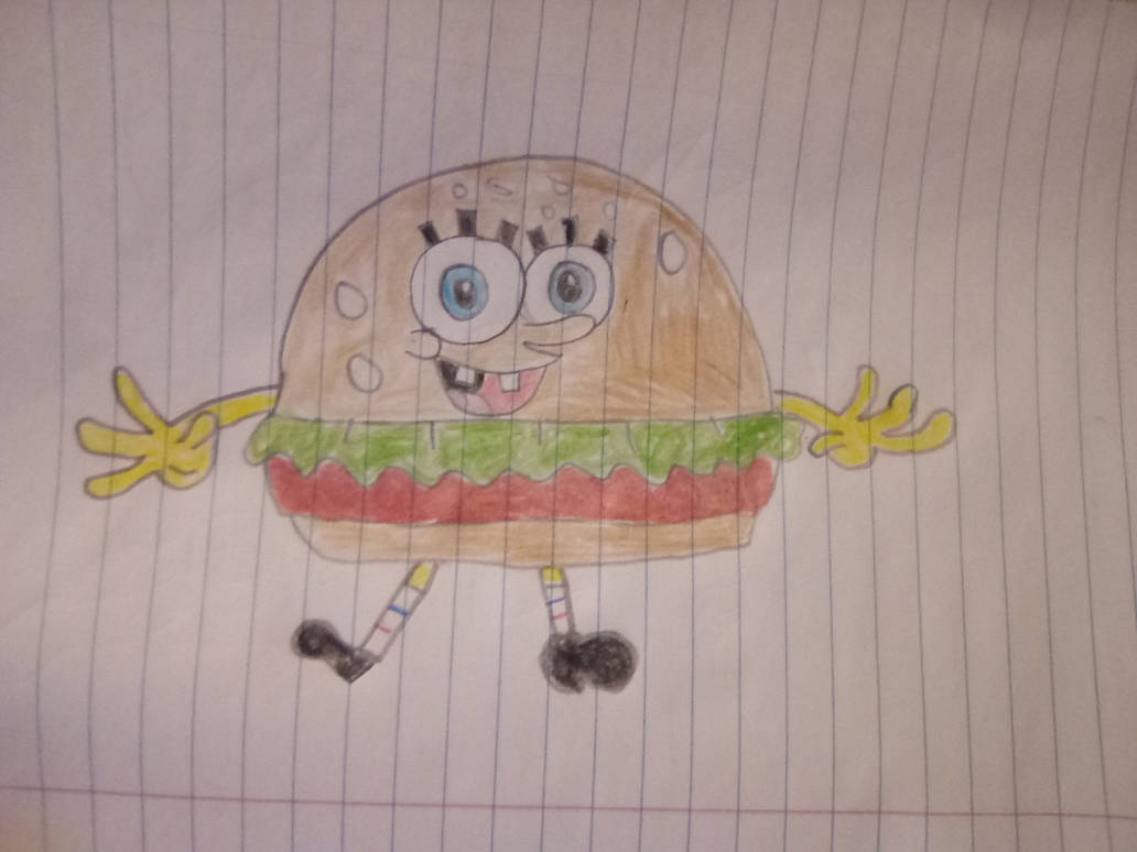 SpongeBob SquarePants as a Krabby Patty by CartoonViewer2003 on DeviantArt