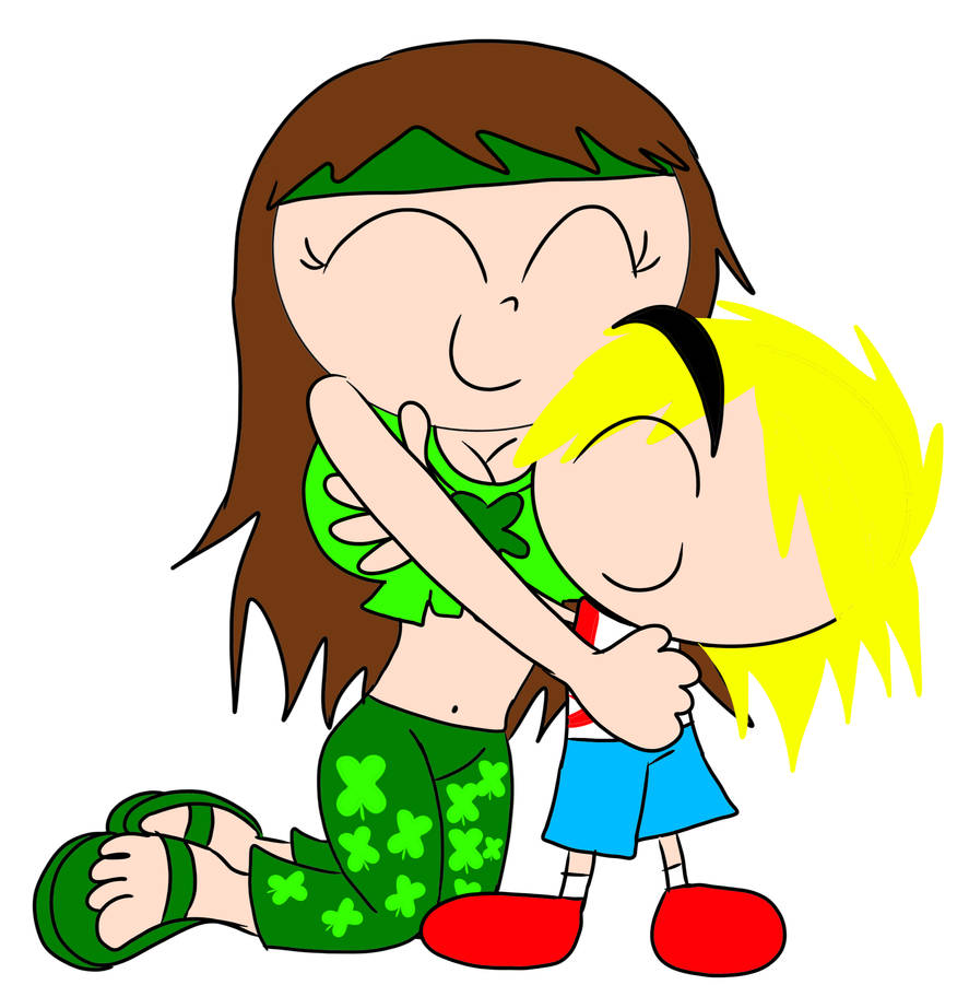 Luckae Hugging Luckie and Teletoon Hug by CartoonViewer2003 on DeviantArt