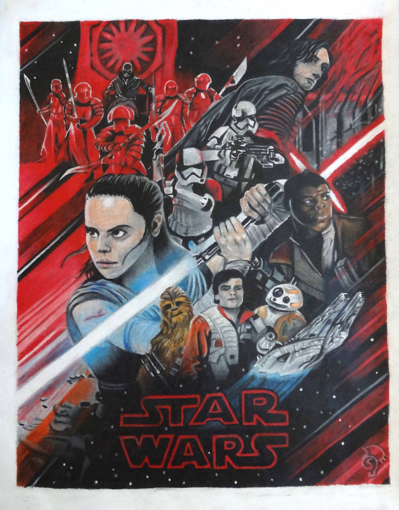 Star Wars The Last Jedi Poster by Owliartist on DeviantArt
