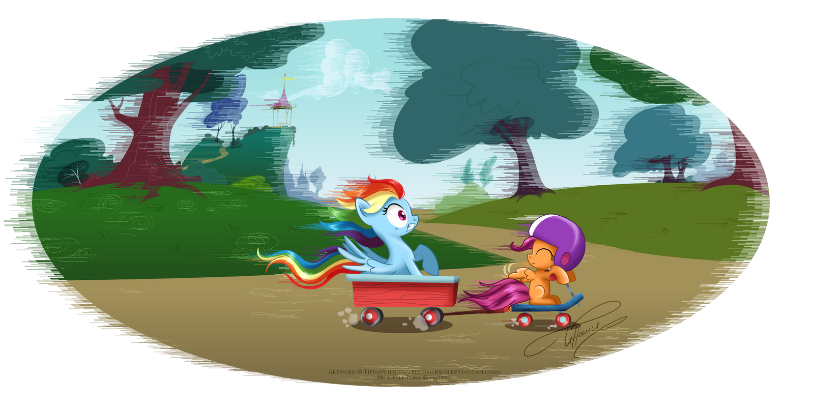 a tour in Ponyville