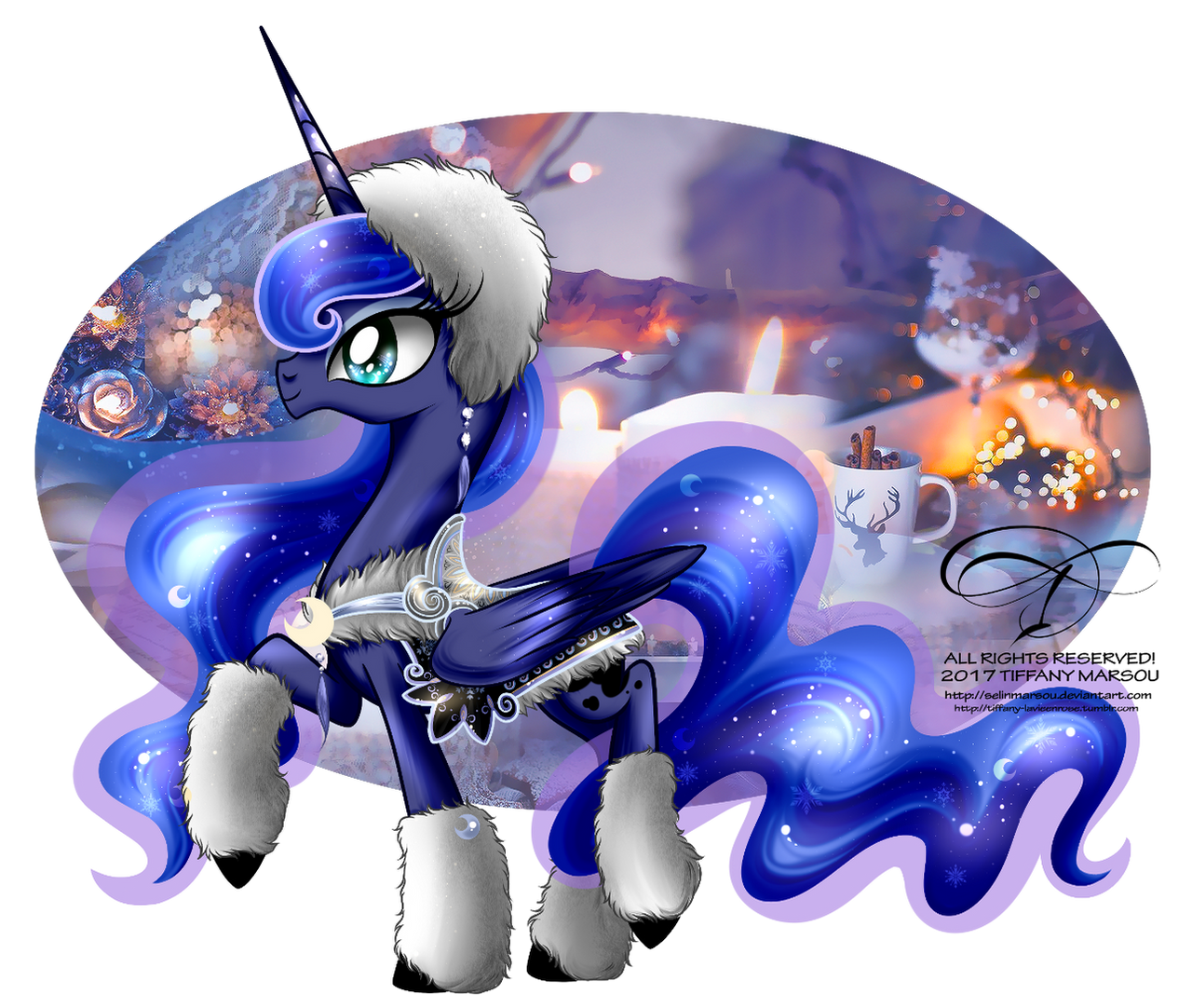 Winter Pony - Princess Luna