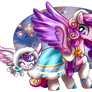 Winter Pony - Princess Cadence and Flurry Heart