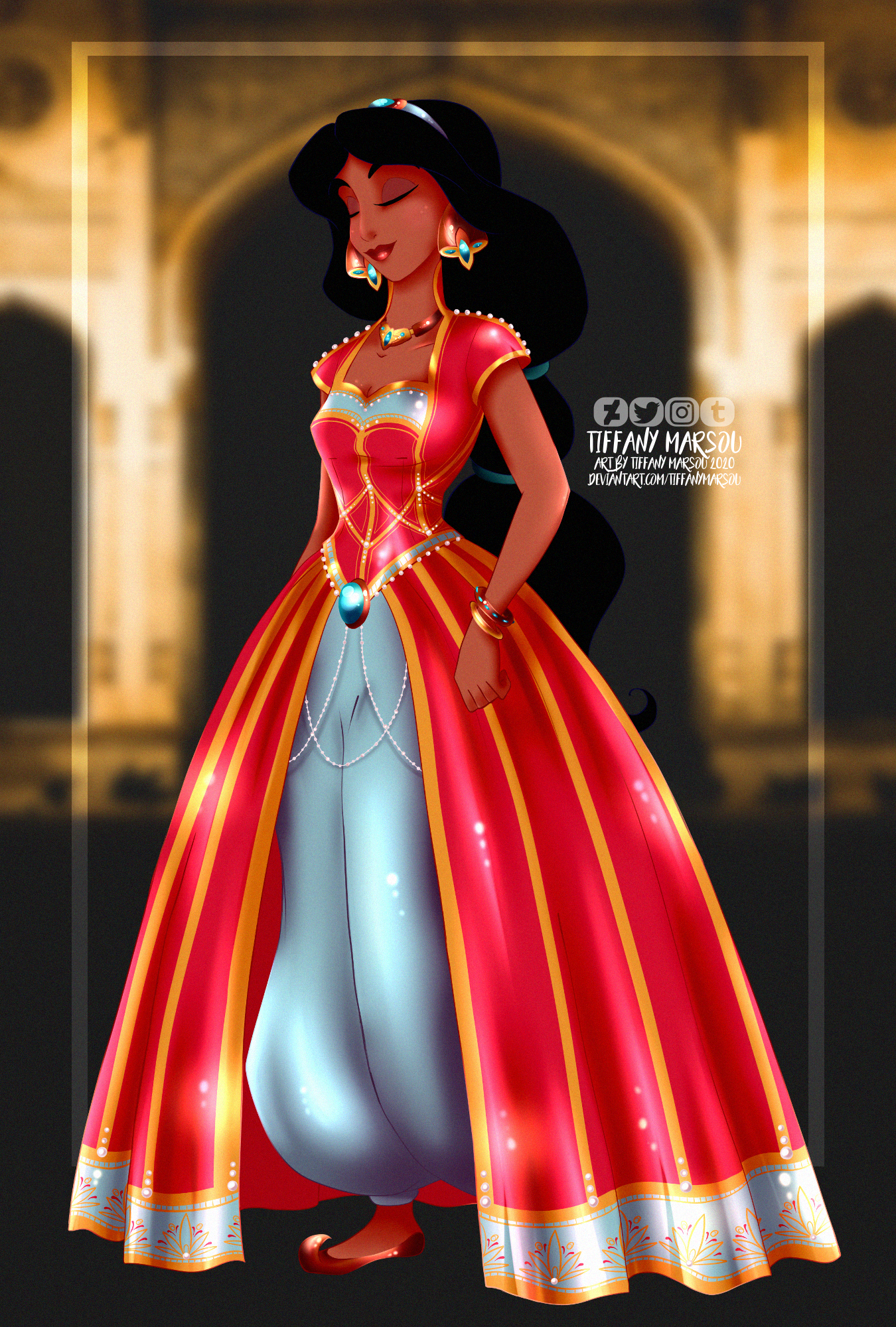 princess jasmine in a dress Aladdin Lamp costume, Jasmine CoserZ Disneys Jasmine wears this regal purple dress when her father Jasmine by tiffanymarsou on DeviantArt