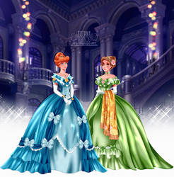 Commission - Cinderella and Marinette