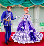 Commission - Cinderella n Prince Charming by tiffanymarsou