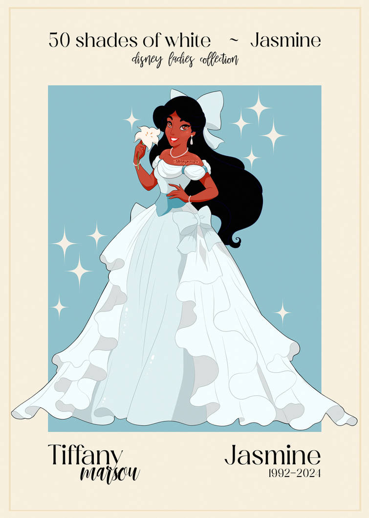 princess jasmine white dress Jasmine Princess Wedding Dress Gown Aladdin Loungefly Mystery Blind Disney Pin
