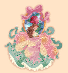 Stained glass - Belle
