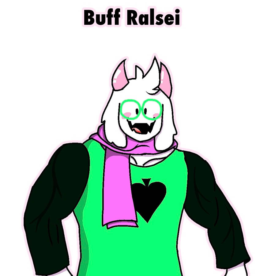 Buff Ralsei by WedgeCreates on DeviantArt