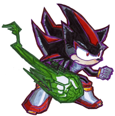 Shadow the hedgehog by Valhallan on DeviantArt