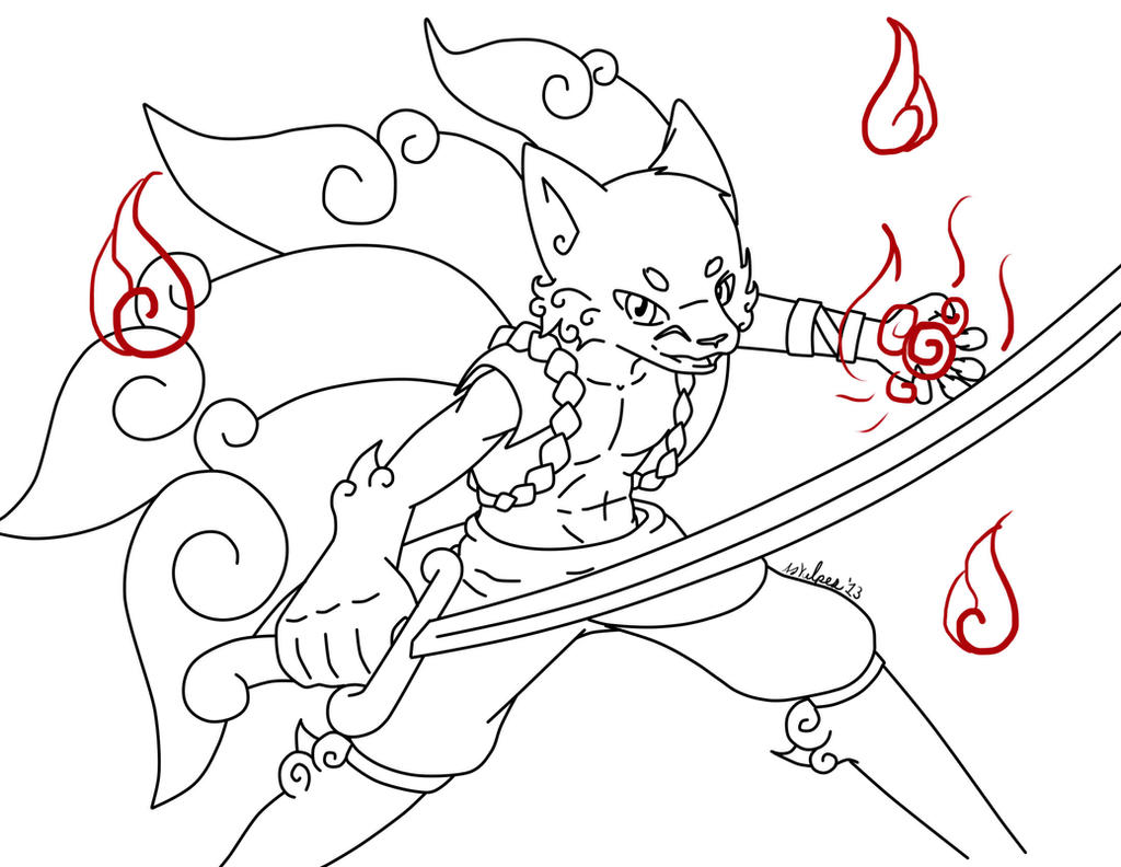 Spellblade Deviantart Kitsune Sky Pirate Spellblade by ajvulpes on DeviantArt