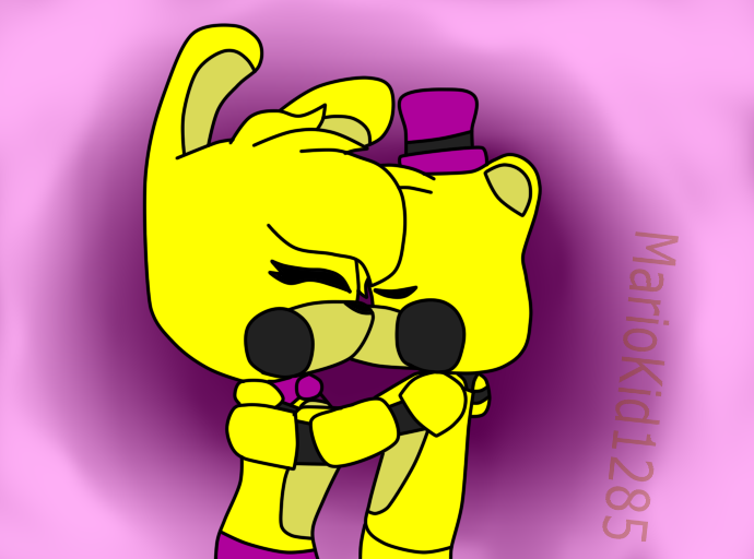 file: fredbear and springbonnie by fnafking1987x -- Fur Affinity