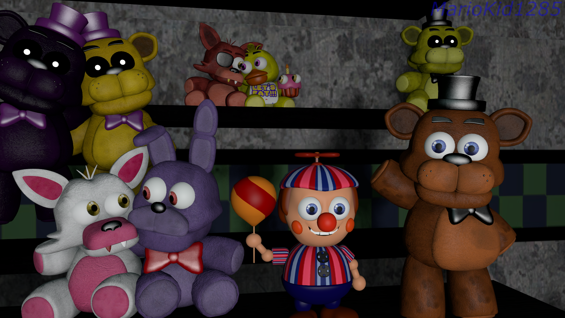 Fixed FNaF 2 Plushies part 2 by Mariorainbow6 on DeviantArt