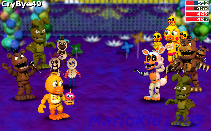 FNAF WORLD THE RETURN TO NIGHTMARE'S FULL VERSION (fan-game) 