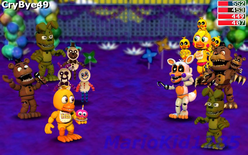 fnaf world fan made by NightmareFred2058 on DeviantArt