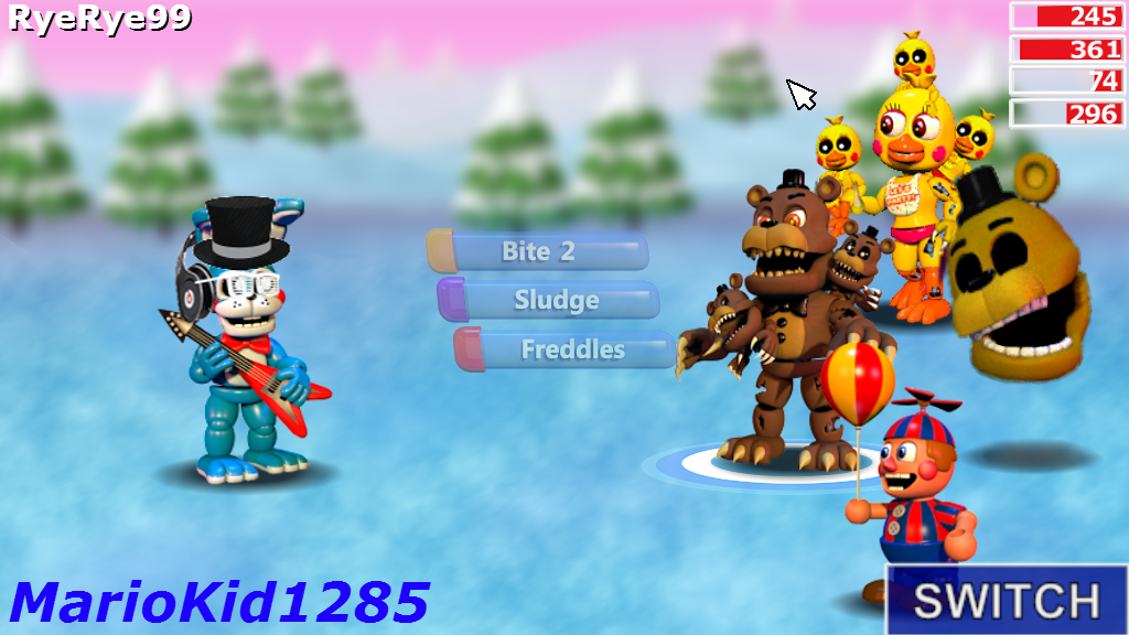 FNAF World 2 Screen (Concept) by RedSoulSpengle on DeviantArt