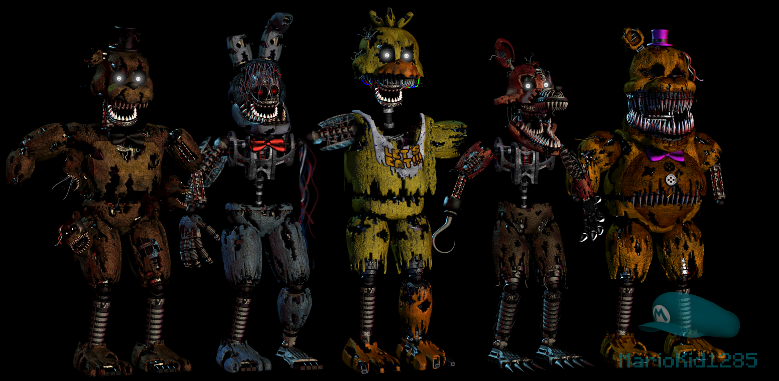 The Joy of Creation ALL ANIMATRONICS (EXTRAS) 