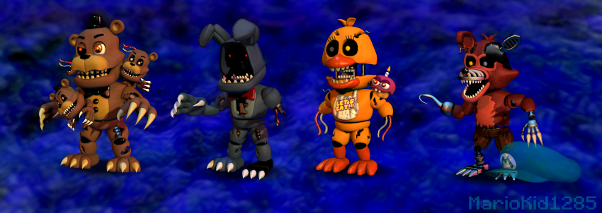 fnaf world fan made by NightmareFred2058 on DeviantArt