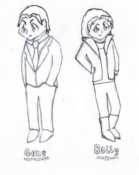 Gene and Bolly sketch