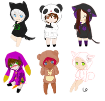 Chibis in Hoodies - Open Collab