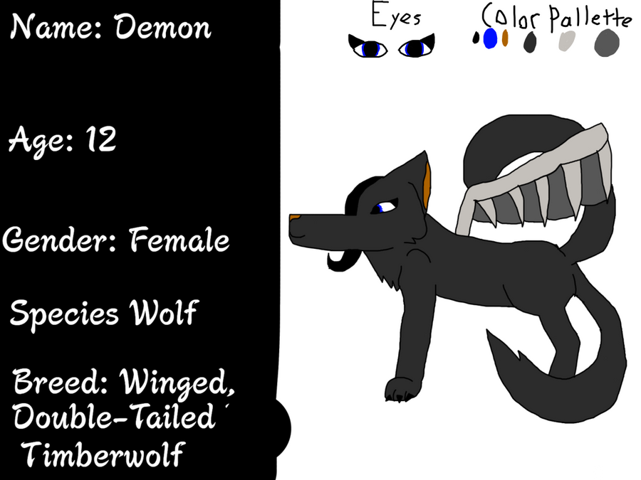Demon Reference Sheet OC Reference Sheets - Demon 1.0 by PapayaWolf on DeviantArt
