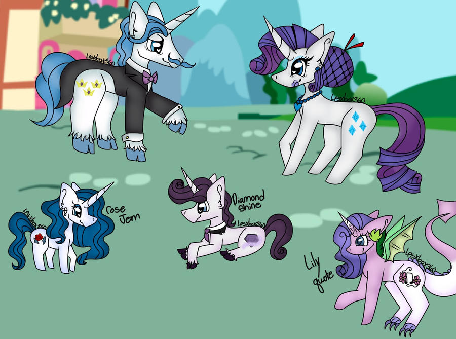 Mlp Rarity's Family rarity's family by lpsxbox360official on DeviantArt