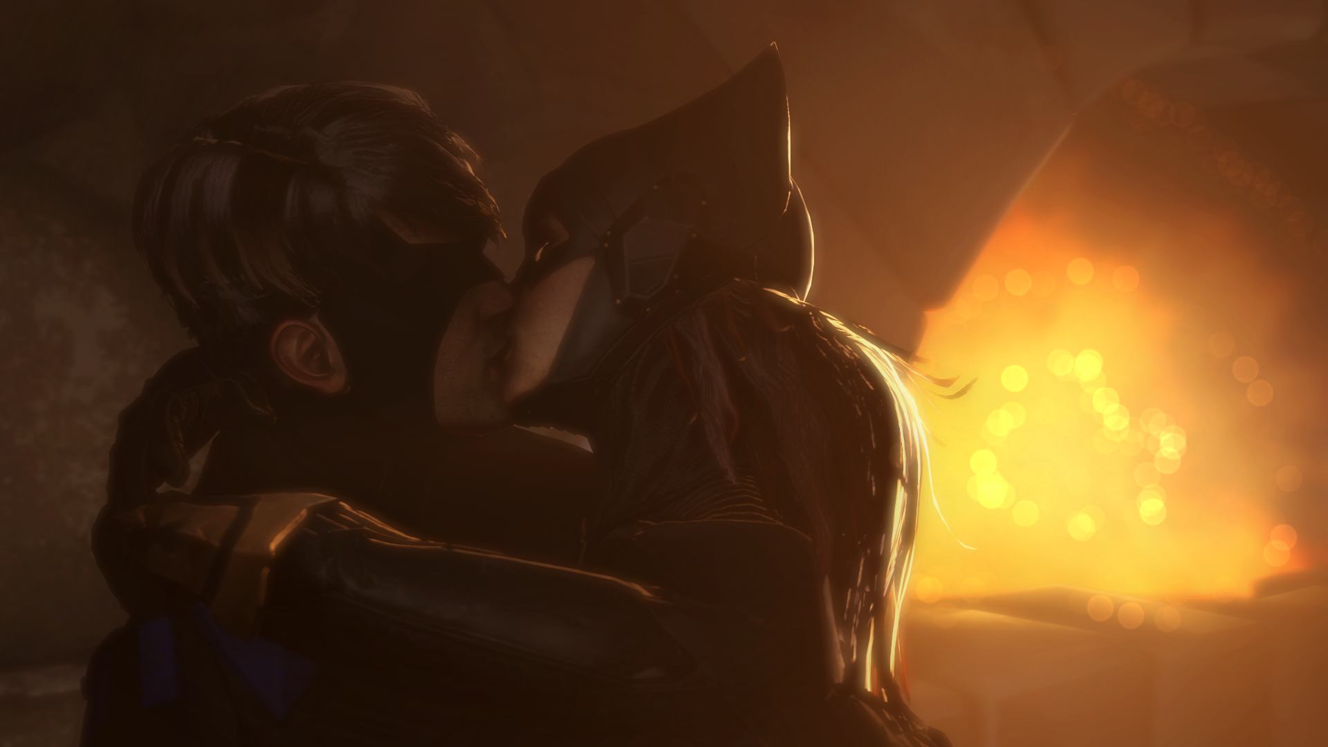 Nightwing and Batgirl