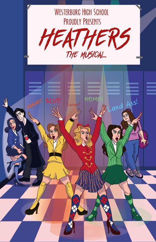 heathers musical poster by Lepitot on DeviantArt