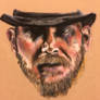 Quick pastel of Tom Hardy