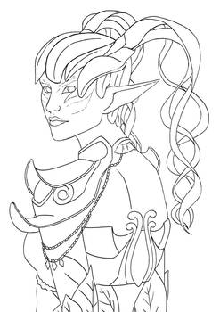 Sylvari lineart