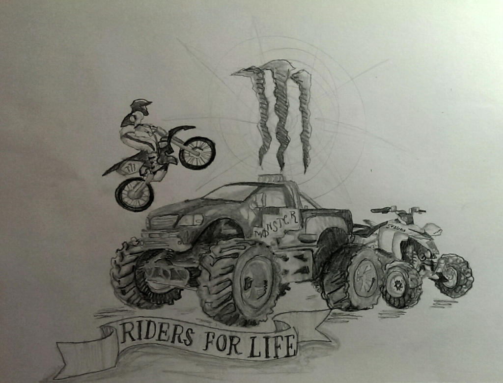 Monster Rider by Grapejuice4Cherrypop on DeviantArt