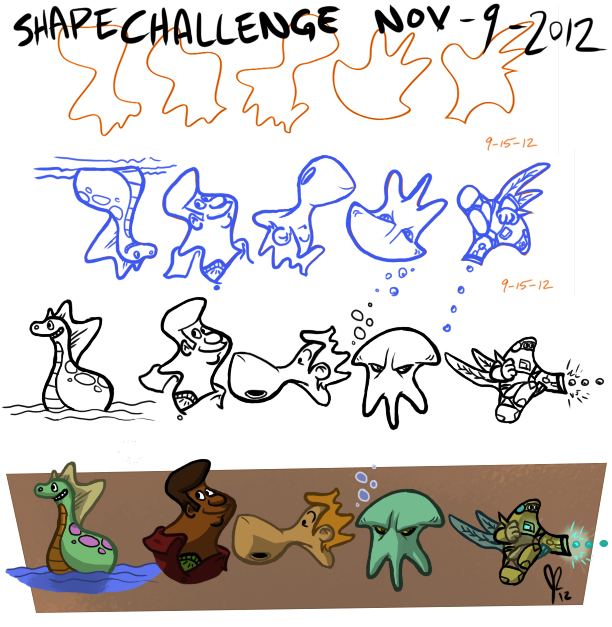 Draw-A-Character Shape Challenge 9-15-12