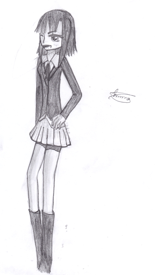 Japanese Schoolgirl 1 By Emi Draw On Deviantart 