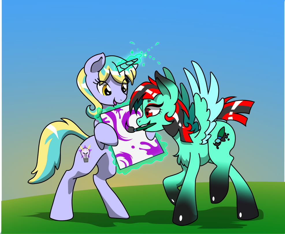 Mlp Pepper My Little Pony Pepper And Spark by DragonLady723 on DeviantArt