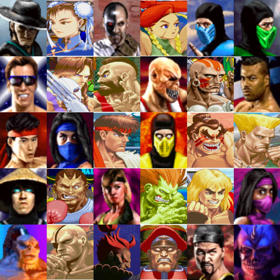 Mortal Kombat vs Street Fighter - Build the Roster 