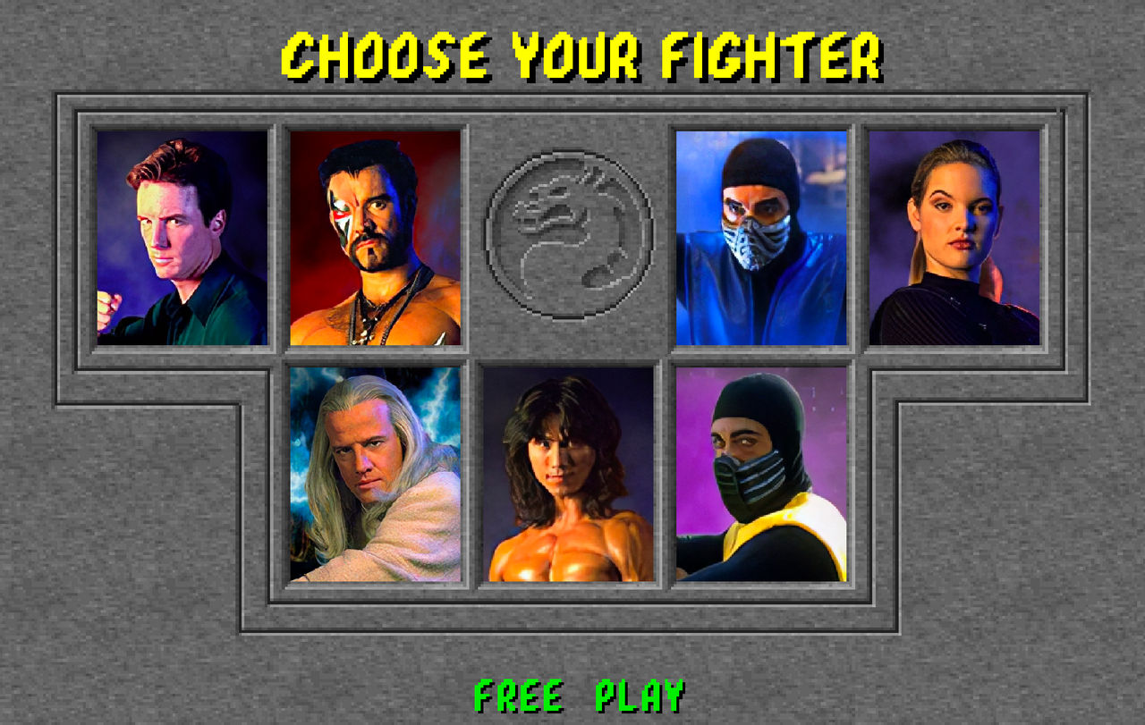 Mortal Kombat (1995) select screen by RyuKangLivesAgain on DeviantArt Mortal Kombat (1995) select screen by RyuKangLivesAgain on DeviantArt