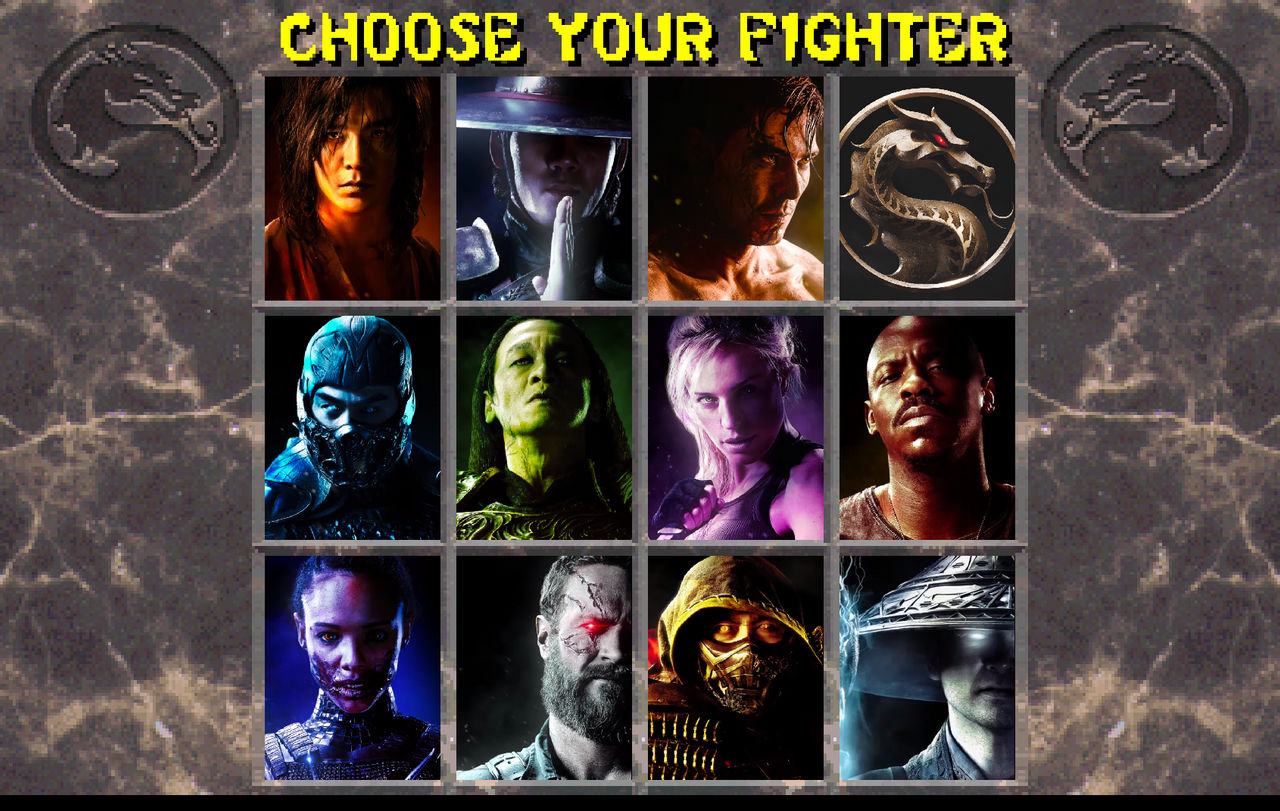 Mortal Kombat (2021) select screen by RyuKangLivesAgain on DeviantArt