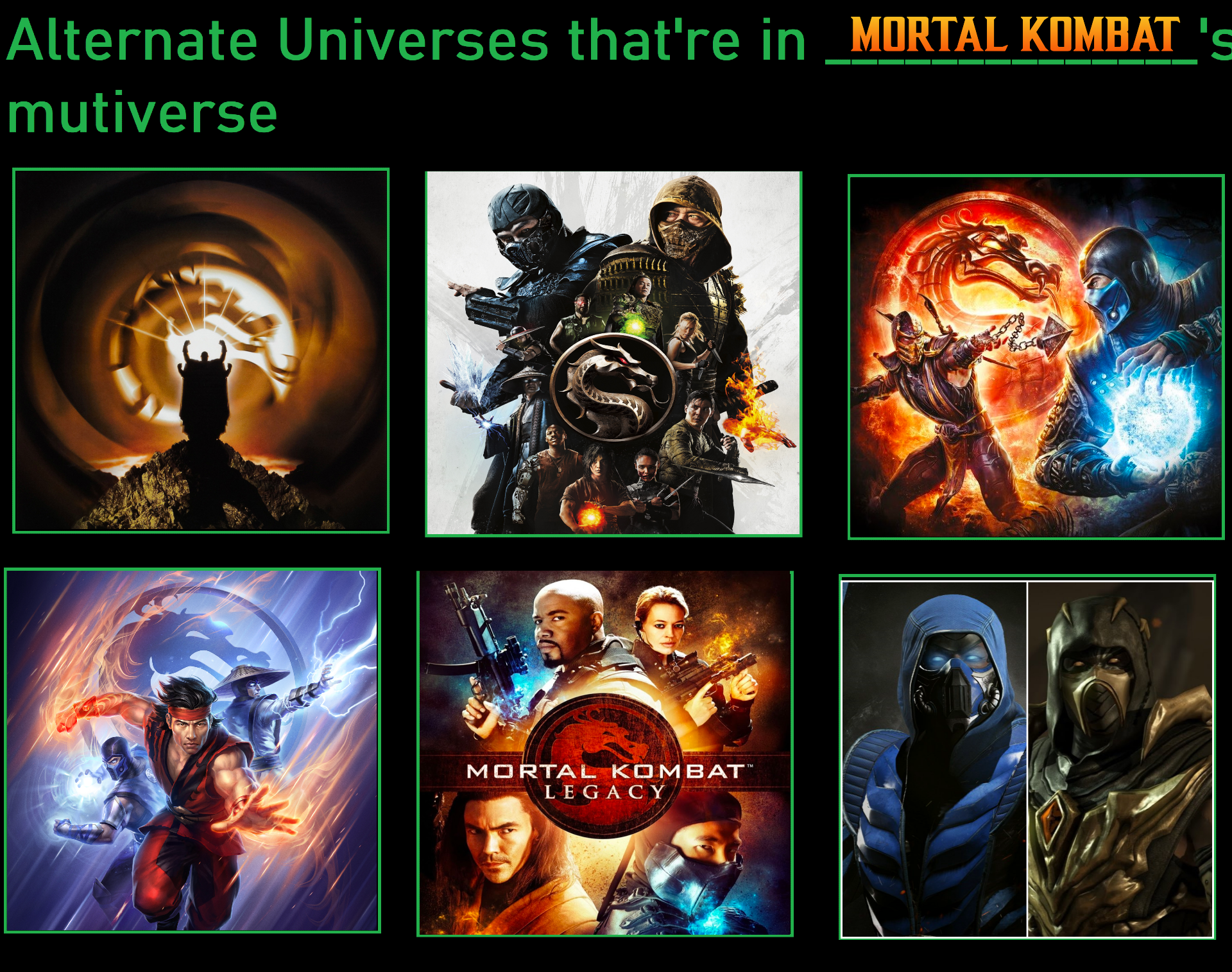 Mortal Kombat vs. Street Fighter by RyuKangLivesAgain on DeviantArt
