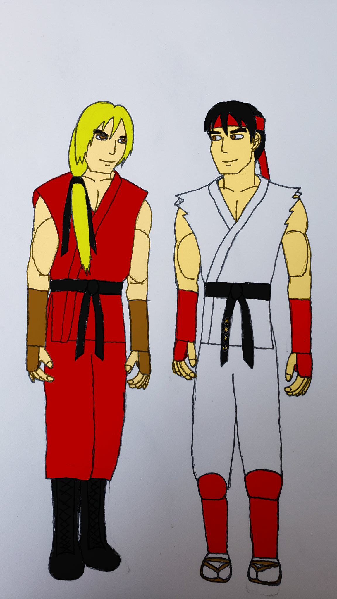 Ken Masters Vs Ryu Ryu Hoshi and Ken Masters by RyuKangLivesAgain on DeviantArt