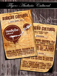 Flyer Audicao Cultural