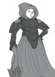 armoured lady