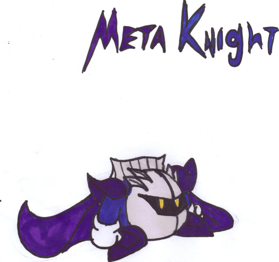 Meta Knight Simple Meta Knight by SonicKnight007 on DeviantArt