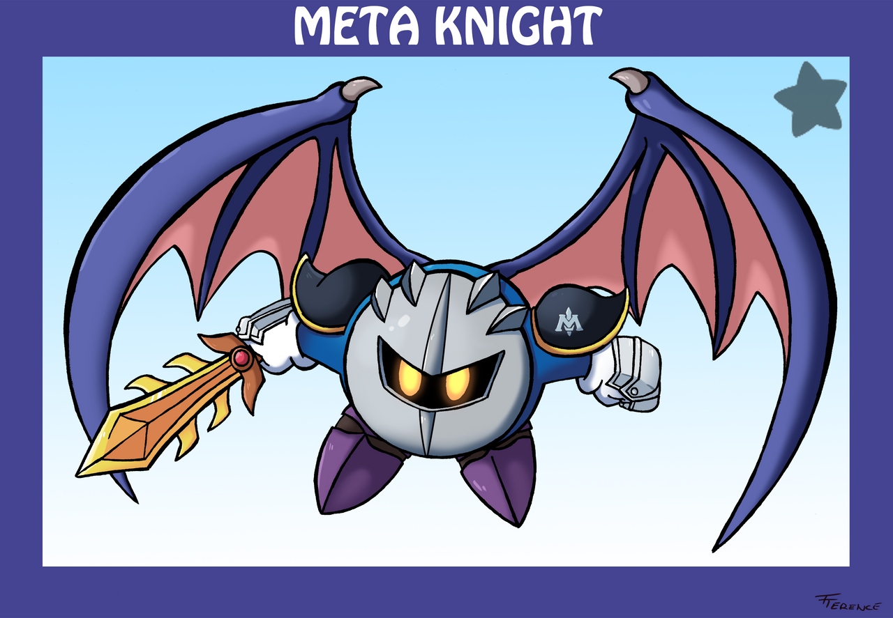 Smash Bros Meta Knight by SonicKnight007 on DeviantArt