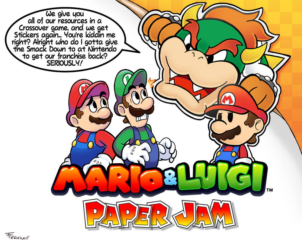 Paper Jam Box Art Blooper by SonicKnight007 on DeviantArt