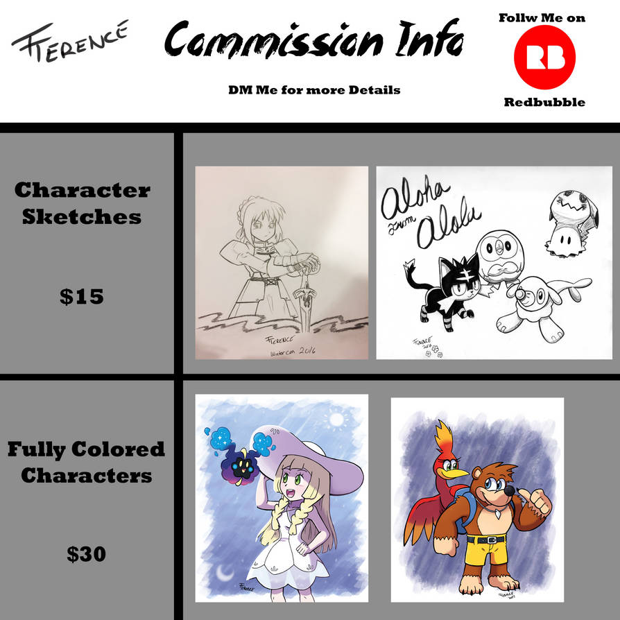 Commission info