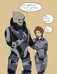 Garrus 'You wanna know how I got these scars?'