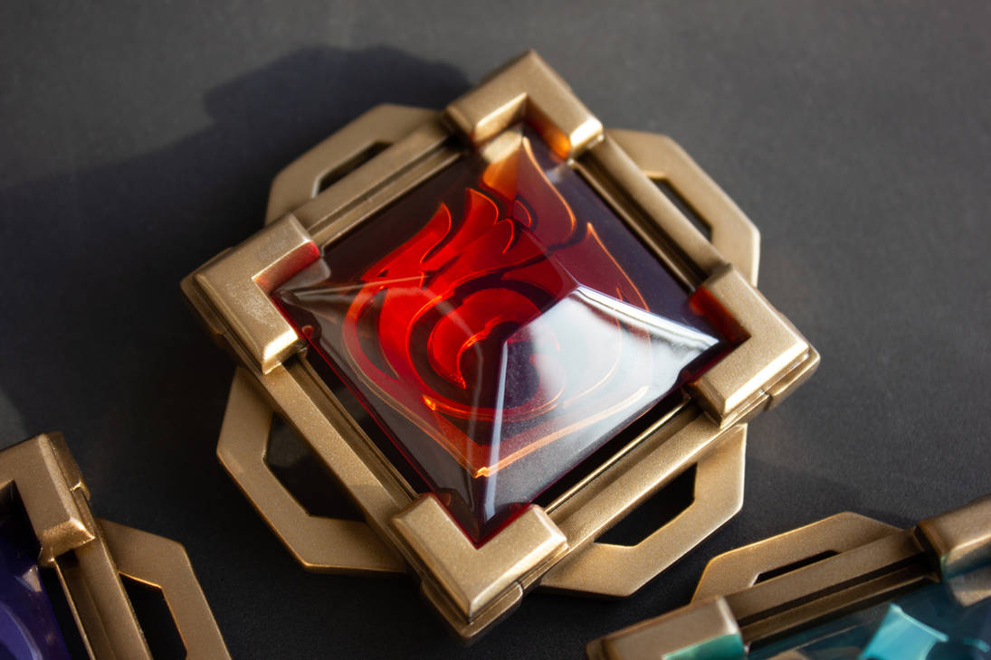 Liyue pyro vision genshin impact 3dprint cosplay by TaviCosplay on ...