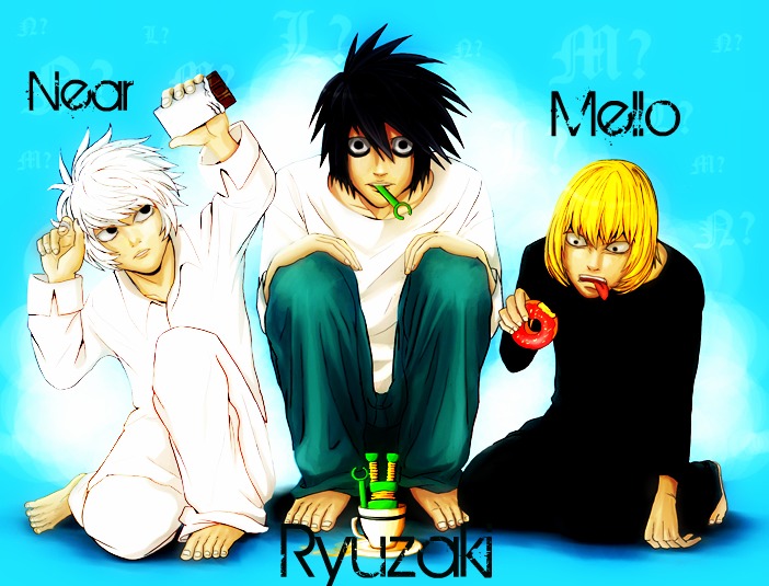 Ryuzaki Mello and Near by magnusbane12 on DeviantArt