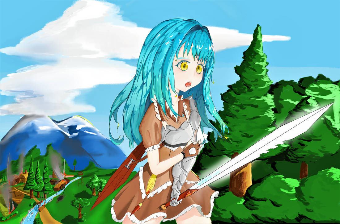Warrior Girl 2 by mrakcuson Warrior Girl 2 by mrakcuson